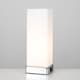 image 4 of ValueLights Lazio Pair of Silver Table Lamp Touch On/Off | White