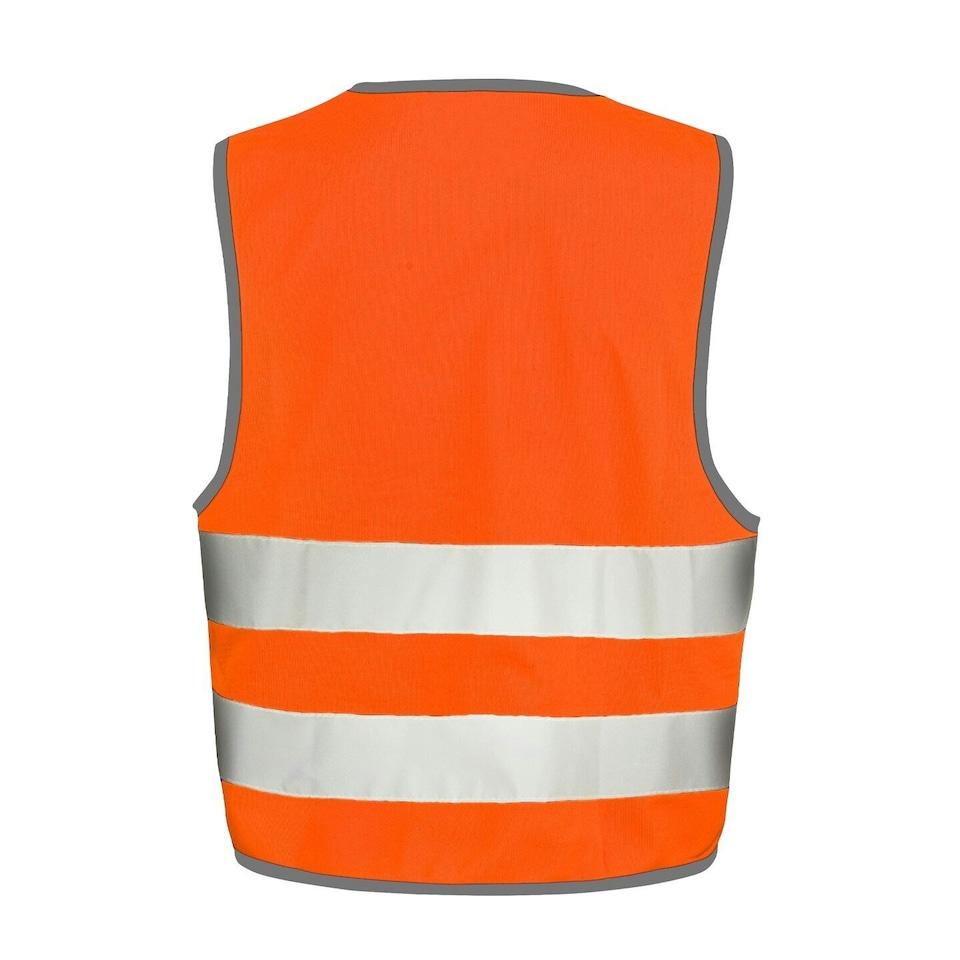 image 1 of SAFE-GUARD by Result Childrens/Kids Safety Vest - Hi Vis Orange - 10-12 Years