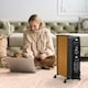 image 10 of HOMCOM Oil Filled Radiator Electric Heater 3 Heat Settings Remote
