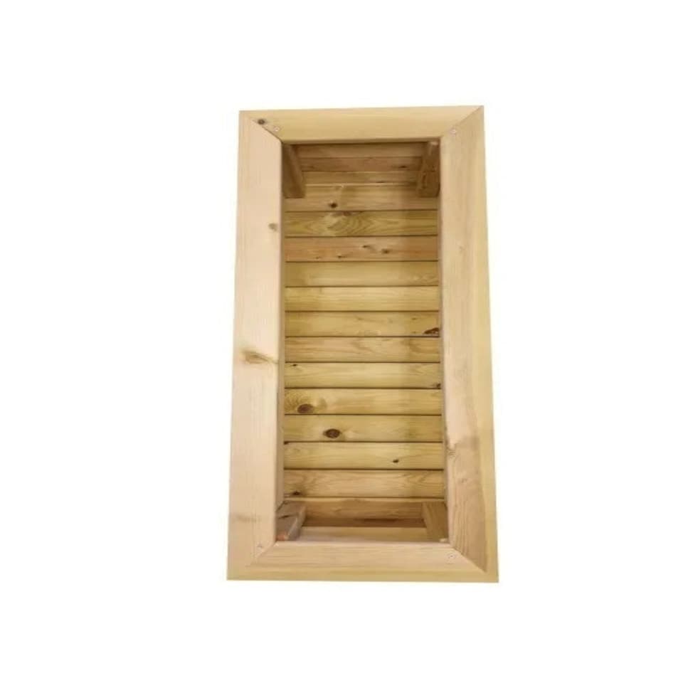 image 1 of Deluxe Large Trough Planter - Timber - L40 x W100 x H32 cm - Fully Assembled | Brown