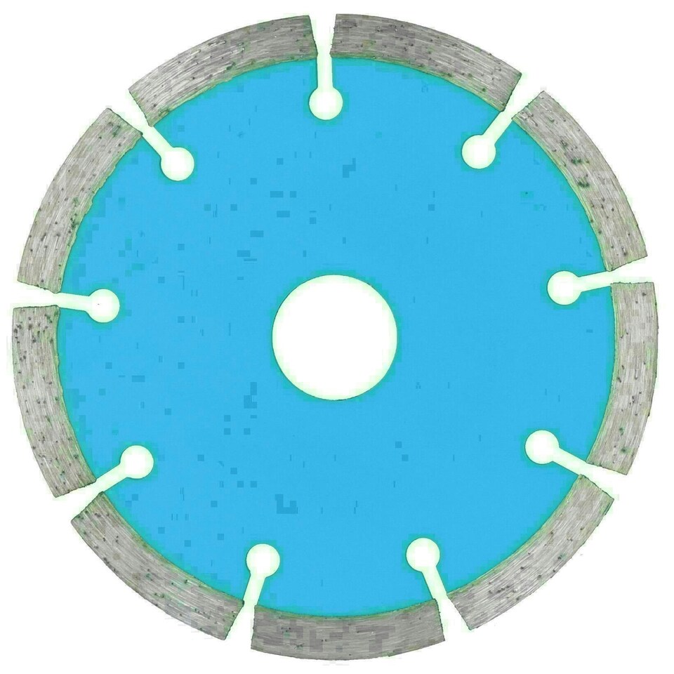 image 1 of 115mm 4-1/2in Segmented Diamond Cutting Disc Blade Stone Brick Angle Grinder 2pc