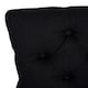 image 5 of Interiors by Premier Black linen Dining Chair, Comfortable High Back Office Chair, Aesthetic Linen chair for Living Room