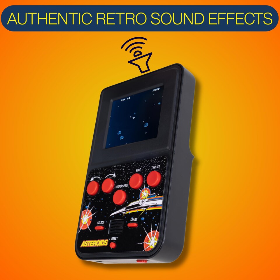 image 1 of Asteroids Colour Handheld Arcade Game with 2.5" Colour Screen