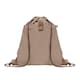 image 3 of MidOcean Panda Recycled Cotton Drawstring Bag - Rope - One Size Brown