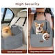 image 5 of Skylos Dog Booster Car Seat Grey Portable Pet Puppy Travel Carrier Bed Basket | Grey | Grey | One Size