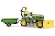 image 2 of Bruder bworld John Deere Lawn tractor with trailer and gardener Farm Tractor Model