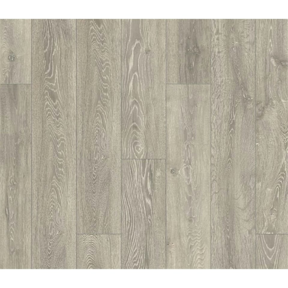 image 1 of PACK OF 15 (Total 15 Units) - Grey Oak 8mm Thick Laminate Flooring (33.3m2 Coverage)