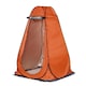 image 5 of Portable Pop Up Toilet Tent Instant Foldable Camping Privacy Shower Changing Tent - Orange