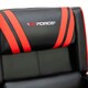 image 6 of Ranger S Faux Leather Recliner Armchair Sofa Cinema Gaming Chair (Red)