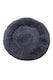 image 5 of Living and Home Calming Round Donut Plush Dog Cuddler Bed | Grey | Dark Grey