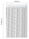 image 3 of Metallic Tinsel Curtain, 2.5M x 1M Silver