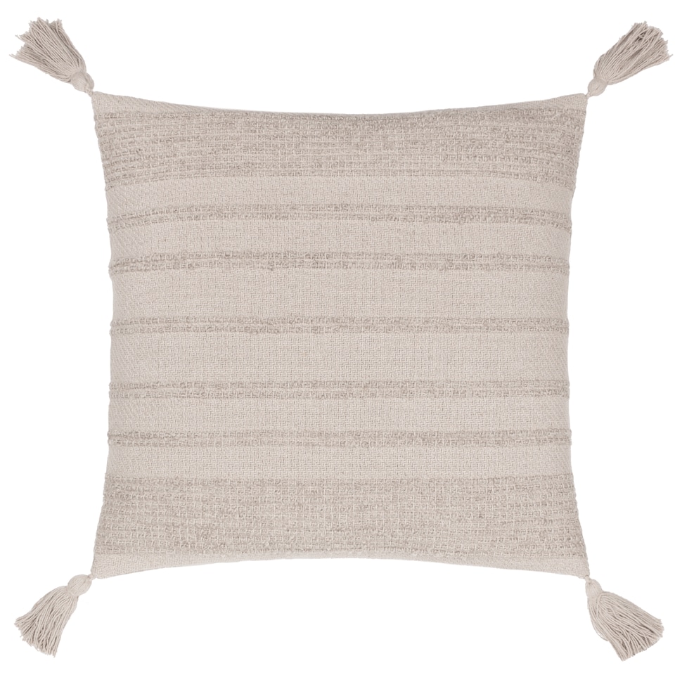 image 1 of Yard Larch Woven Cushion, Stone, 45 x 45cm