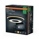 image 3 of OSRAM ENDURA Style Glow Solar Wall Light Sensor 3000K Grey