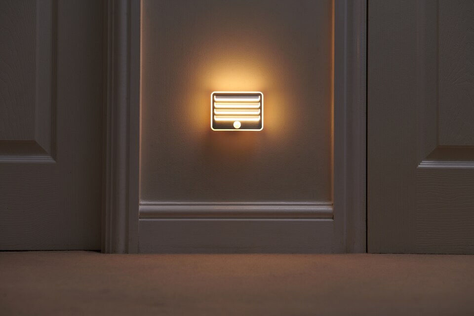 image 1 of Auraglow Motion Sensor Grill Light -  Set of 3