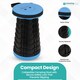 image 3 of Trimming Shop Portable Folding Stool, Telescopic Collapsible Stool