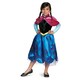 image 1 of Frozen Girls Deluxe Anna Costume Set - Blue/Pink - 3-4 Years