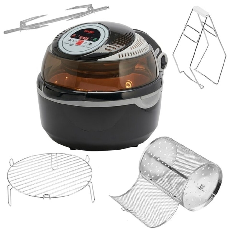 image 1 of Cooks Professional Rotisserie Air Fryer | 1300W | 10L Capacity | With Full Accessory Pack
