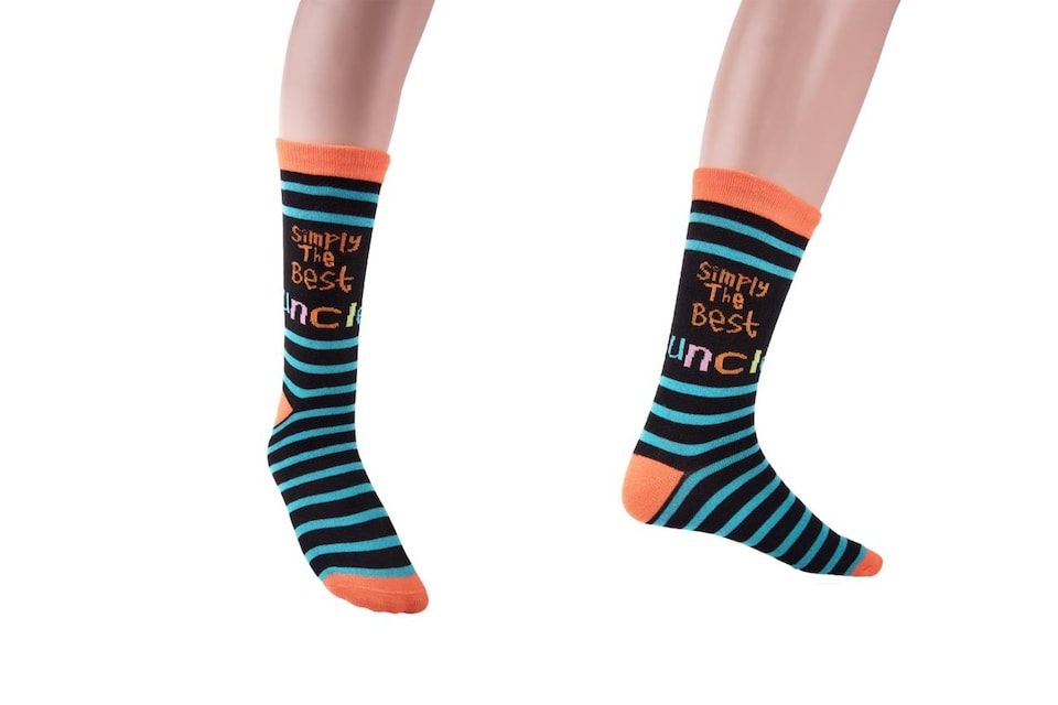 image 1 of Simply The Best Uncle Socks Simply & Fathers Day Gifts & Christmas Gift | Multi