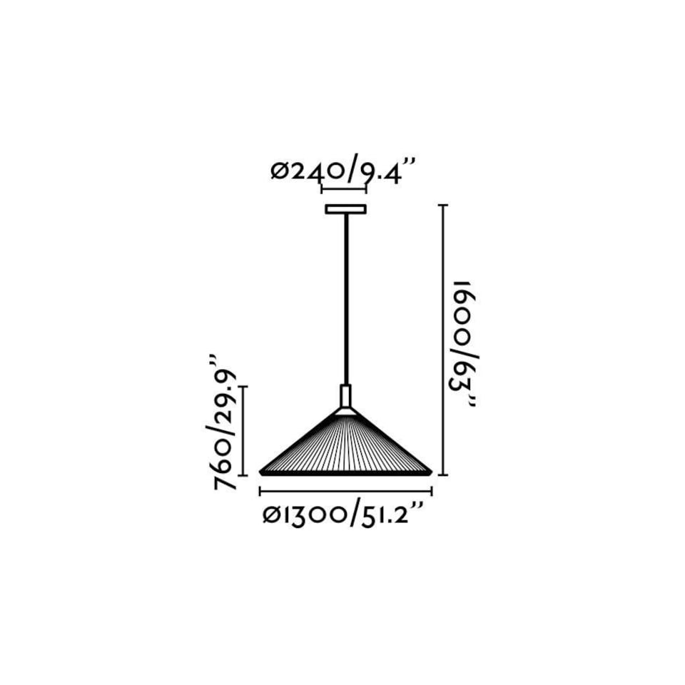 image 1 of Hue 4 Light Large Dome Ceiling Pendant Ivory, E27