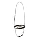image 2 of Kincade Raised Flash Leather Classic Horse Noseband | Brown | Brown | Warmblood | 1
