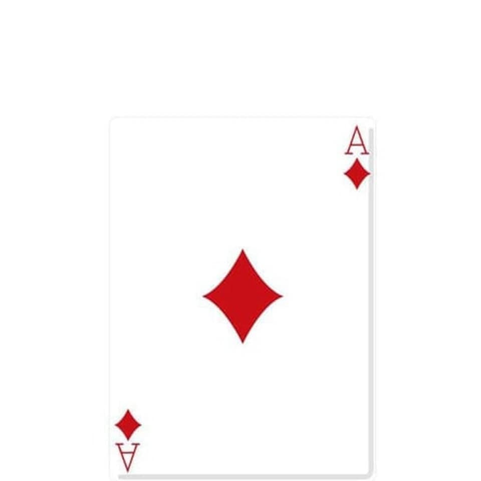 Ace of Diamonds Lifesize Cardboard Cutout 154cm