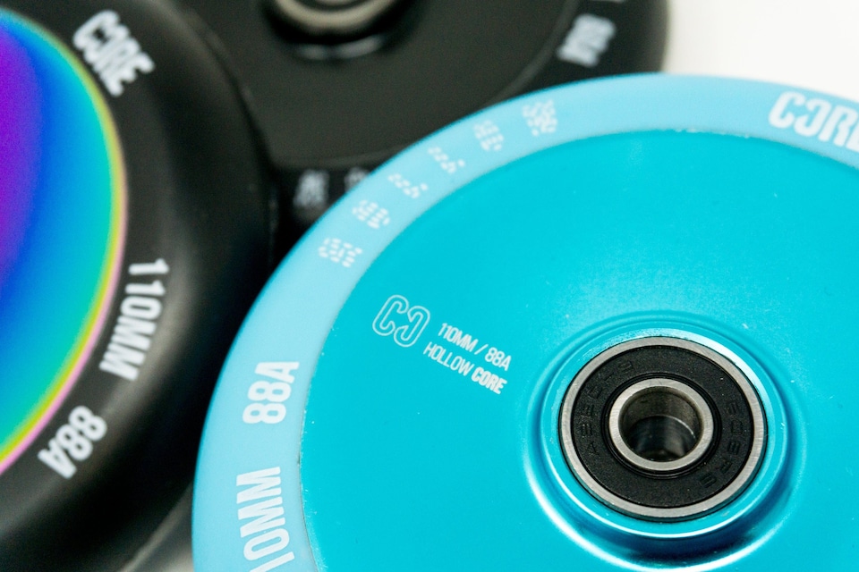 image 1 of CORE Hollow Stunt Scooter Wheel V2 110mm - Mint Blue