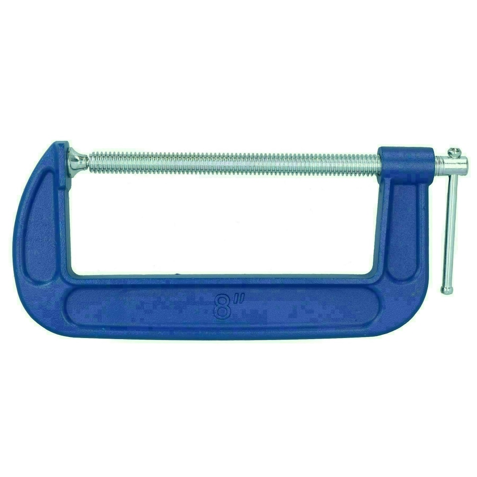 image 1 of 8" Heavy Duty G Clamp C-Clamp Grip Holder vice Clasp Woodworking 1 Pack