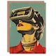image 1 of Vintage Retro Goggles HBD Pop Bold Woman Her Birthday Card