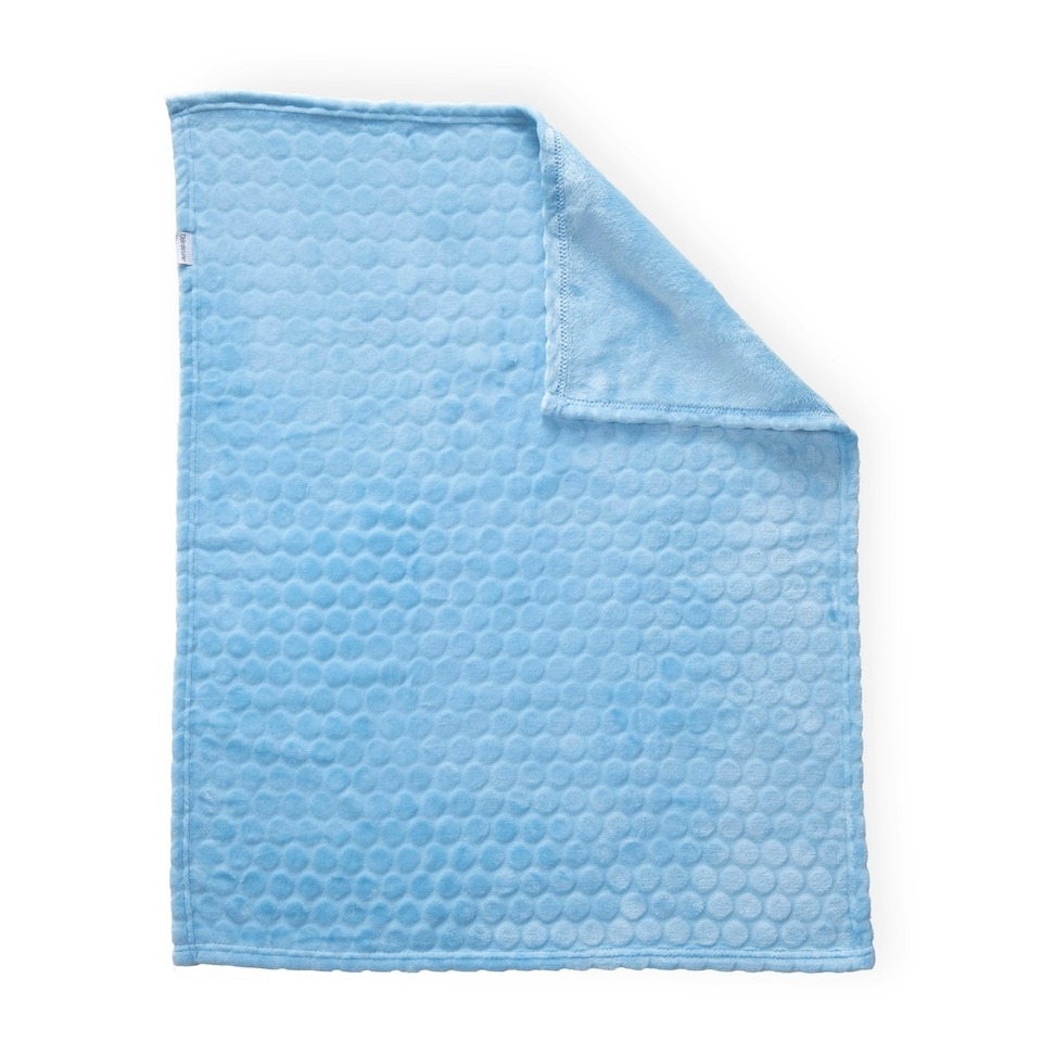 image 1 of Clair de Lune Marshmallow Pram Blanket - Blue