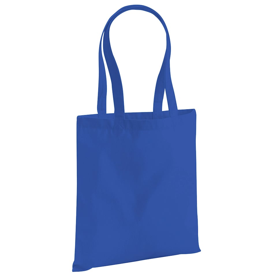 Westford Mill EarthAware Organic Bag For Life (10 Litres) - Bright Royal - One Size Blue