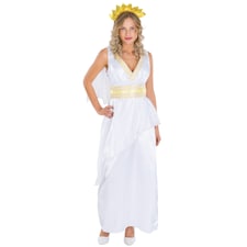 Womens Caesars wife Costume | White | white | 1