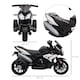 image 7 of HOMCOM Kids Electric Motorcycle with 3 Wheels, Headlight, Music, Horn, Black