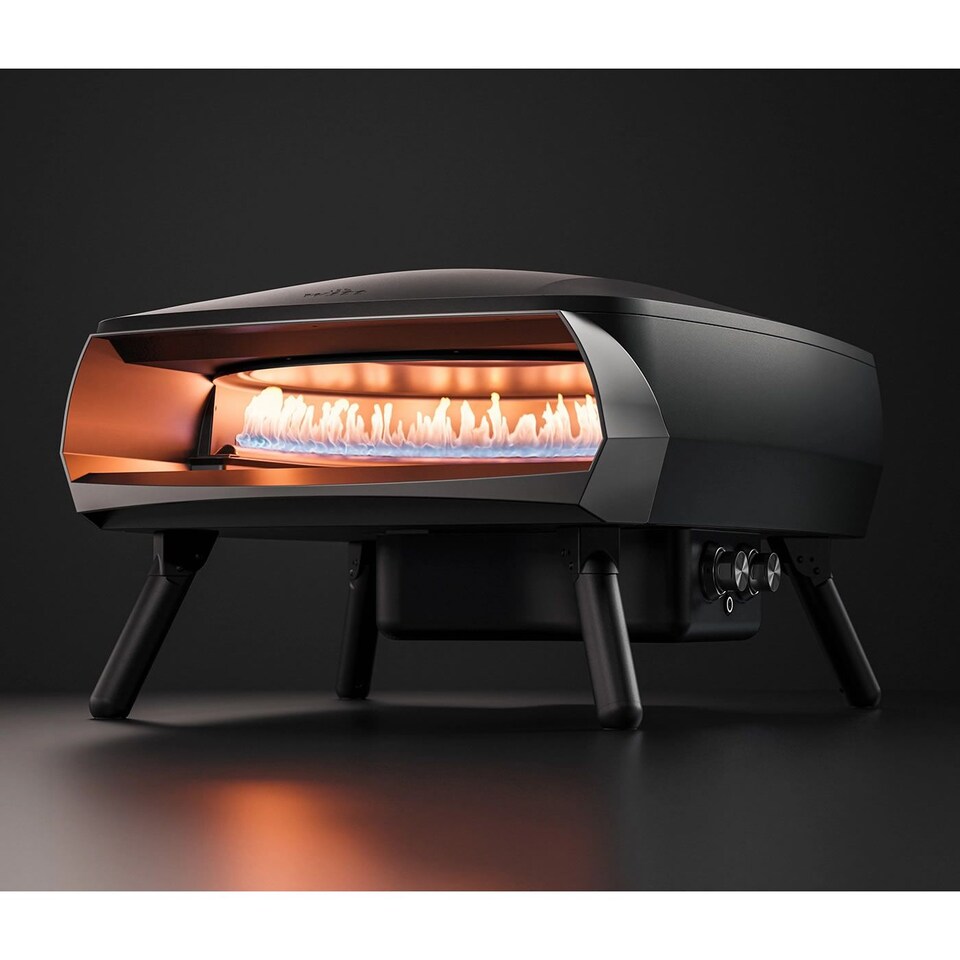 image 1 of Witt 16inch Pizza Oven 15-minutes Pre-Heat Rotating Stone - Black