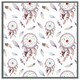 image 3 of Dreamcatcher and feather pattern (Picutre Frame) Brown | XL