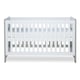 image 2 of Pembrey Cot Bed - Convertible Baby Bed, Adjustable Mattress Base, Suitable from Birth to 4 Years (Ash Grey & White)