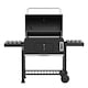 image 1 of Woodland Grill Heavy Duty Charcoal BBQ Grill with Foldable Side Shelves, Black - OC01CBQ5032 | Black | 1