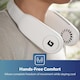image 3 of GEEPAS Portable Neck Fan 1500mAh - White