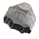 image 3 of Traditional Victorian Empire Lampshade in Soft Dove Grey Velvet with Tassels | Grey | Grey | 1