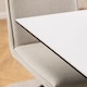 image 4 of Heaven Dining Table with Ceramic White Top 135cm