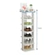 image 5 of Living and Home 7-Tier Shoe Rack Stand Shelf Space Saving - White