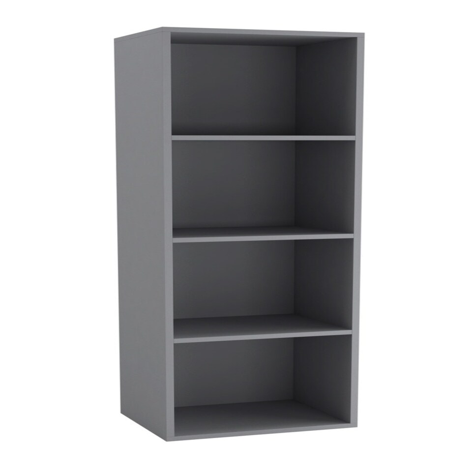 image 1 of 4-Tier Cube Shelving Unit Brown | Colour: Warm Oak