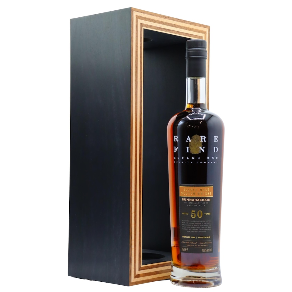 Bunnahabhain Gleann Mor Rare Find Single Cask 1968 50 year old Whisky