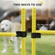 image 9 of PawHut 4-Piece Dog Agility Equipment with 4 Hurdle bars, for Training