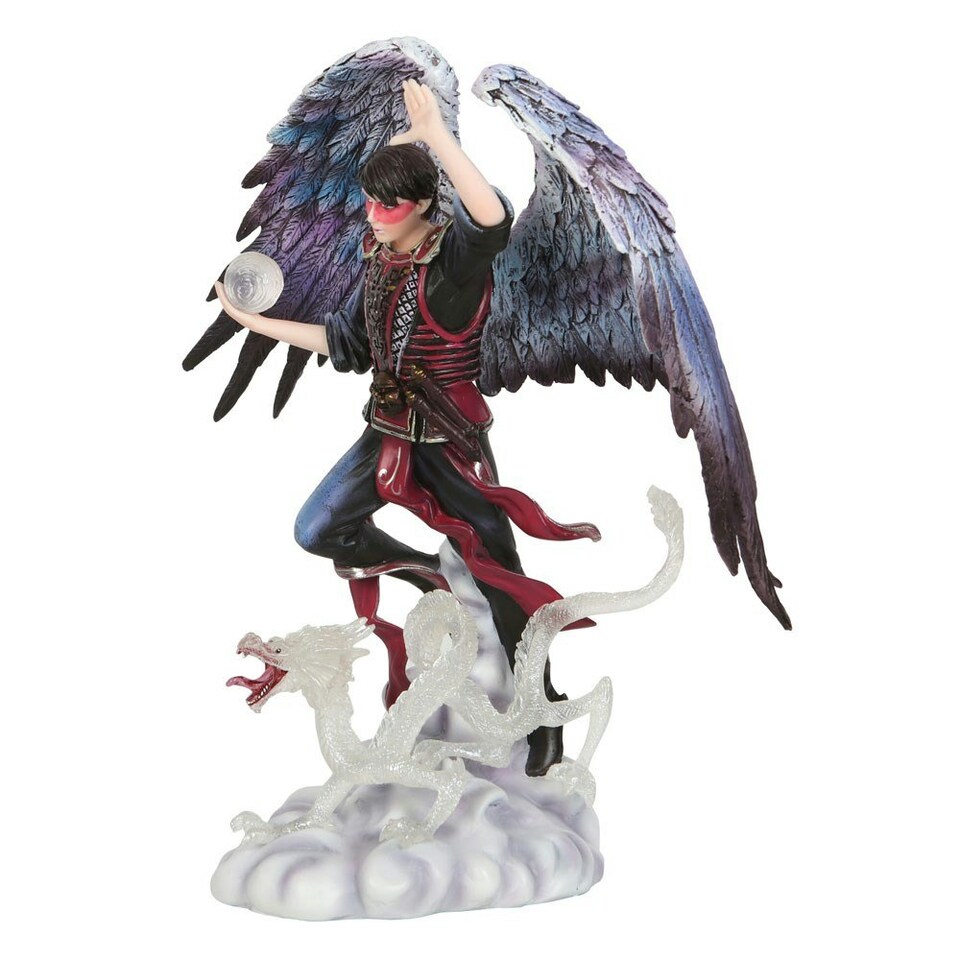image 1 of Anne Stokes Air Elemental Wizard Collectable Figurine - Multicoloured - One Size