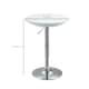 image 3 of HOMCOM Painted Top Bistro Pub Table Adjustable Swivel Counter Home