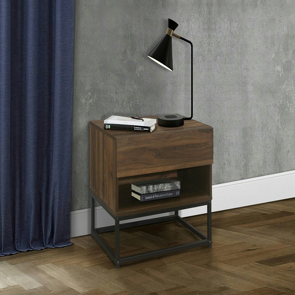 image 1 of Birlea Houston 1 Drawer Bedside
