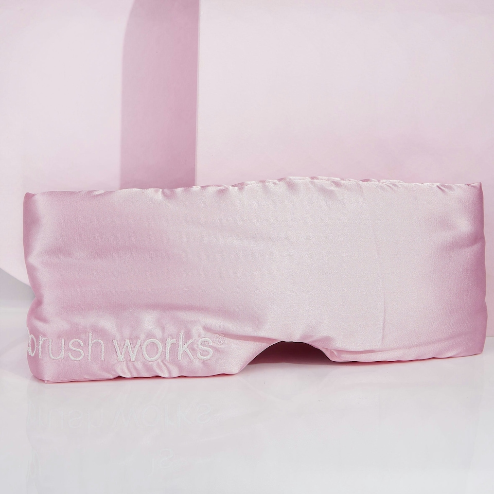 image 1 of Brushworks Cushioned Satin Sleep Mask