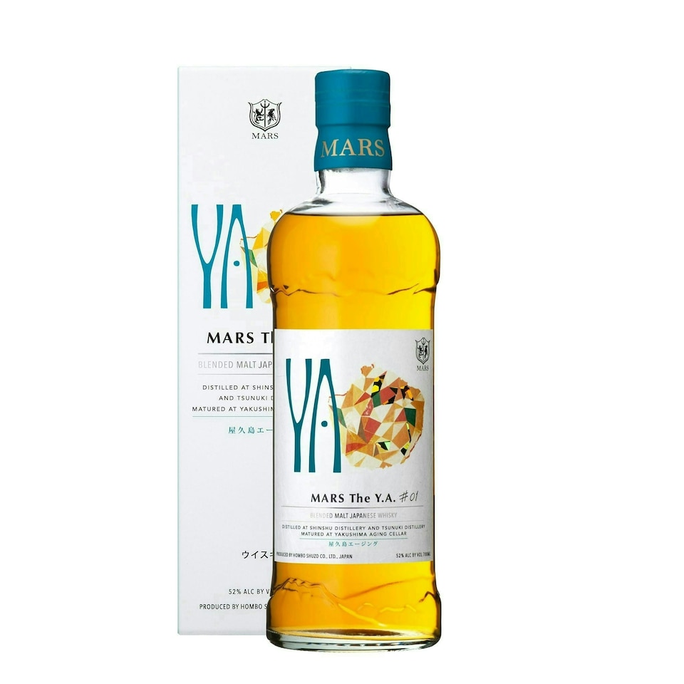 image 1 of Mars - The Y.A. No. 1 Limited Edition Blended Malt Japanese Whisky | Multi | Orange, candied pineapple, banana, salt, vanilla, caramel | 1