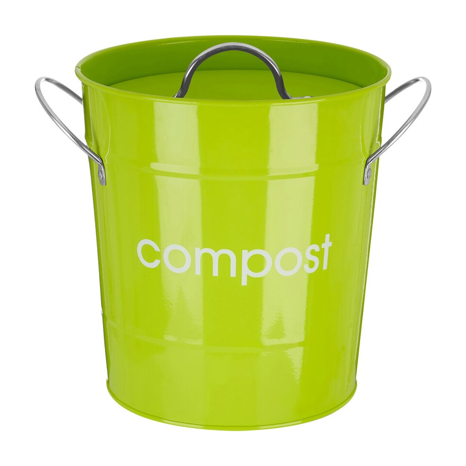 image 1 of Lime Green Compost Bin