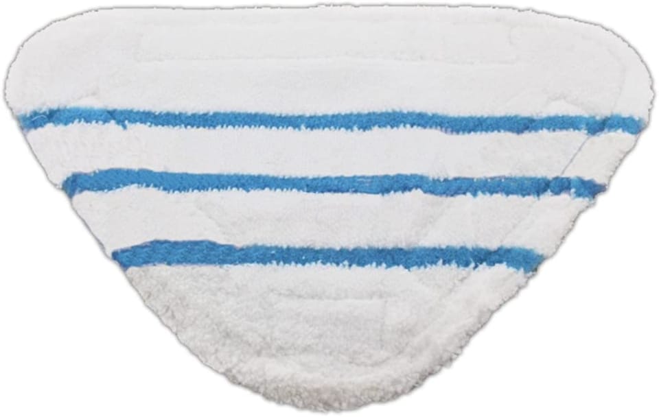 image 1 of SPARES2GO Washable Microfibre Cover Pads for Beldray 5-in-1 9-in-1 Steam Cleaner Mop (Pack of 2)